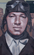 Sherman Rose from his mural in Dothan, AL